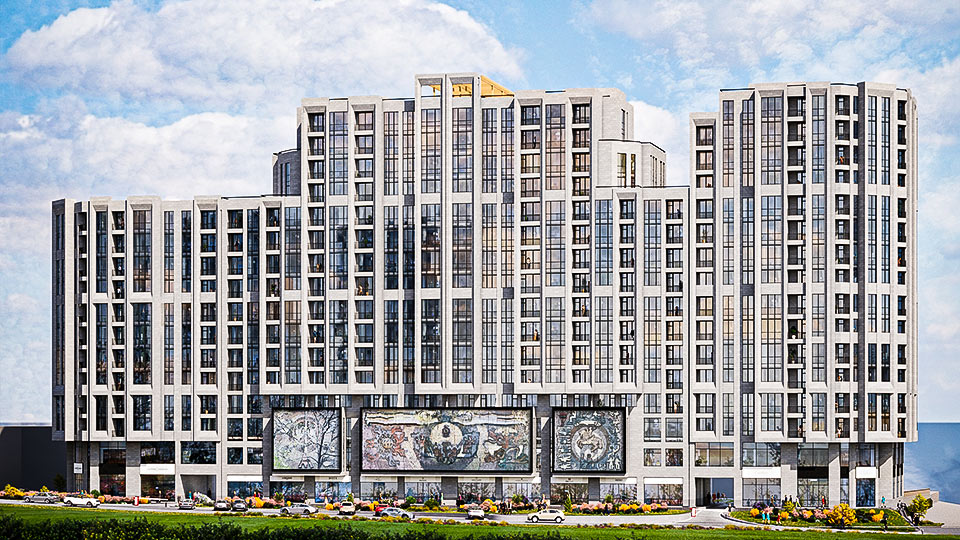 Residential building on Avetis Aharonyan street, 